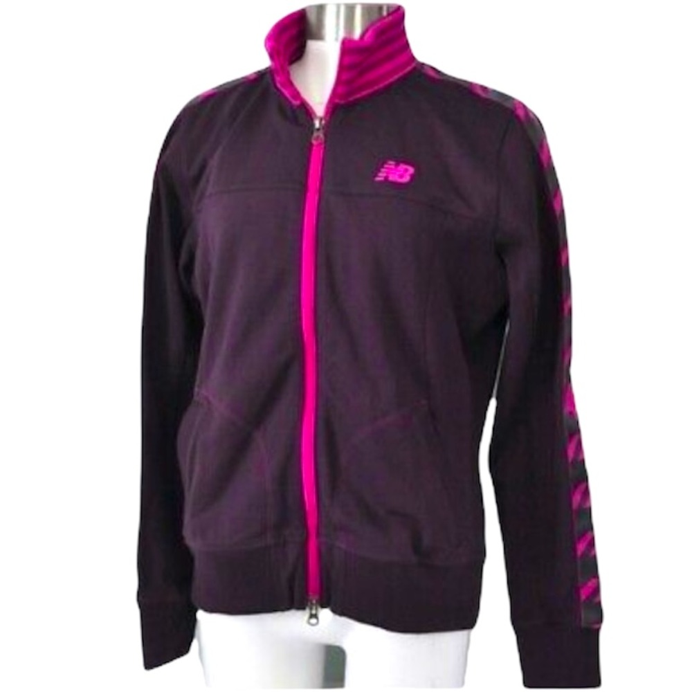 New Balance Purple Pink Athletic Double Zip Women’s Jacket